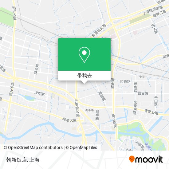 朝新饭店地图