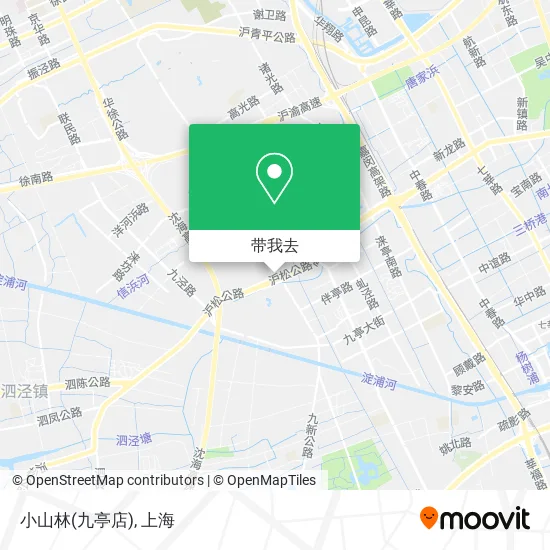小山林(九亭店)地图