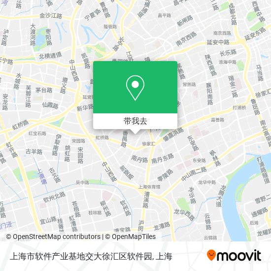 上海市软件产业基地交大徐汇区软件园地图