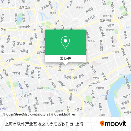 上海市软件产业基地交大徐汇区软件园地图
