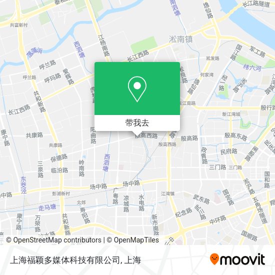 上海福颖多媒体科技有限公司地图