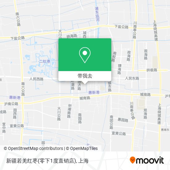 新疆若羌红枣(零下1度直销店)地图