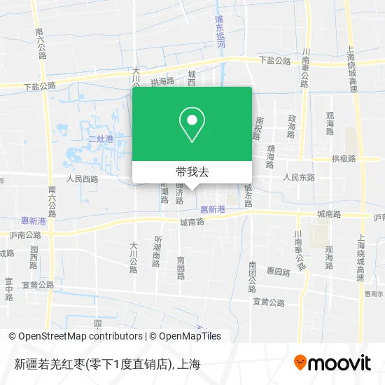 新疆若羌红枣(零下1度直销店)地图