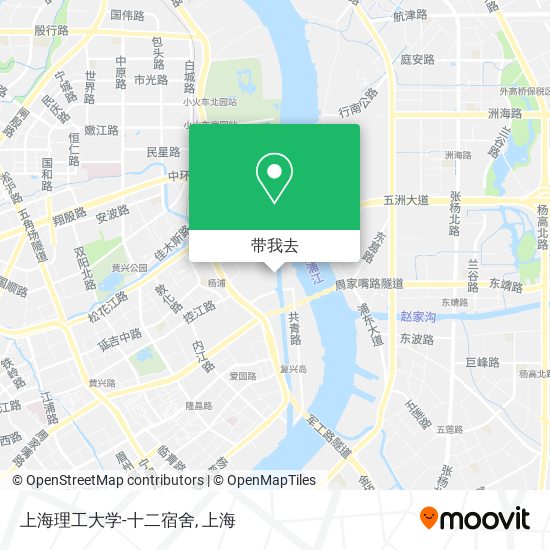 上海理工大学-十二宿舍地图