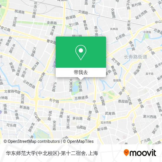 华东师范大学(中北校区)-第十二宿舍地图