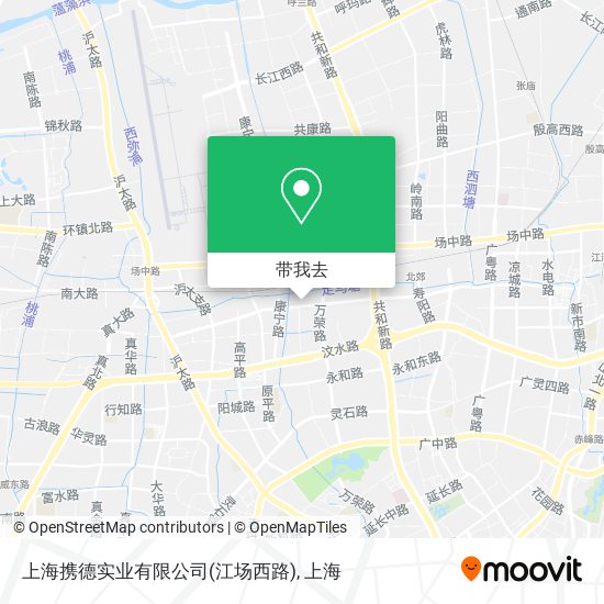 上海携德实业有限公司(江场西路)地图