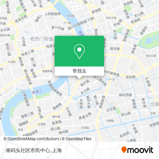 南码头社区市民中心地图