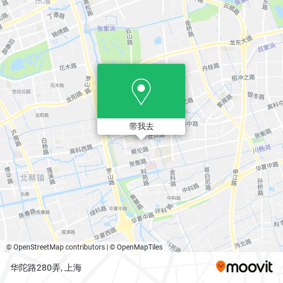 华陀路280弄地图