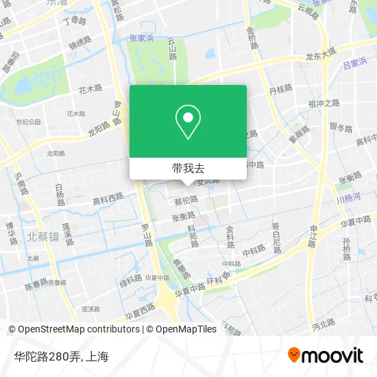 华陀路280弄地图