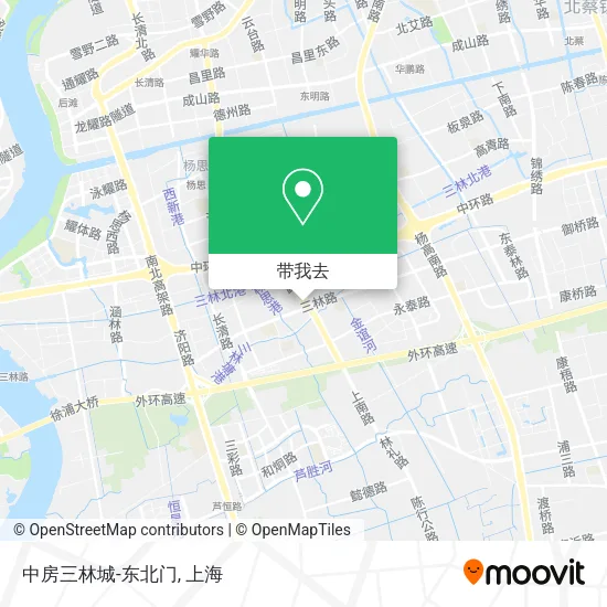 中房三林城-东北门地图