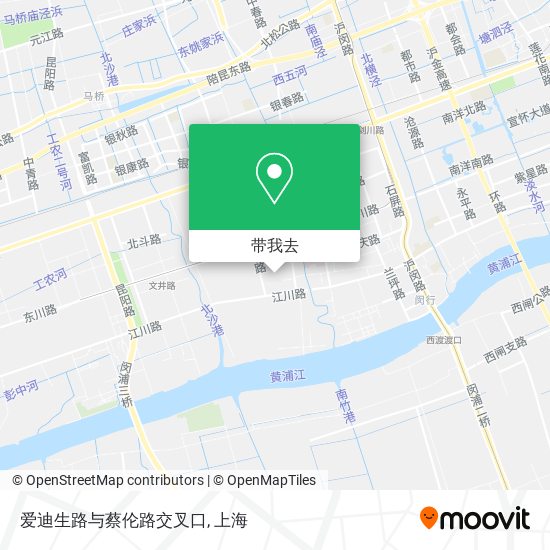 爱迪生路与蔡伦路交叉口地图