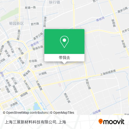 上海三展新材料科技有限公司地图