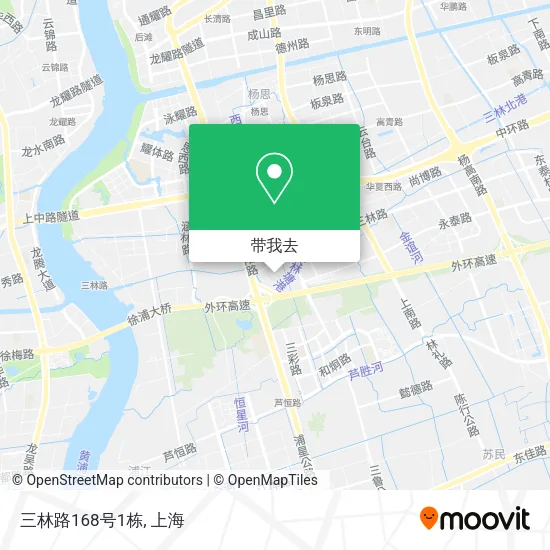 三林路168号1栋地图