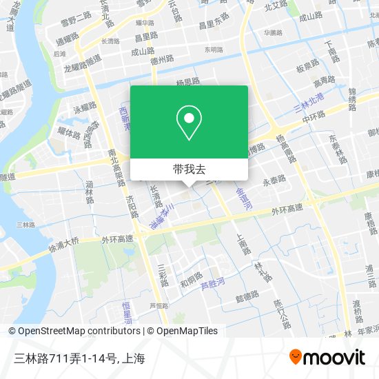 三林路711弄1-14号地图