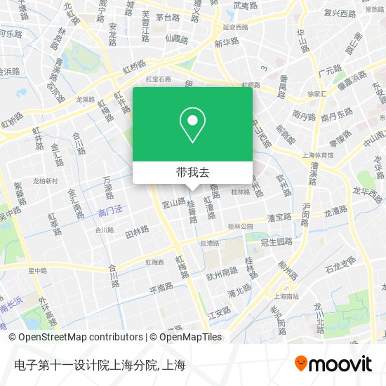 电子第十一设计院上海分院地图