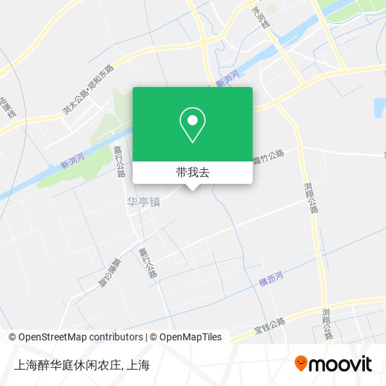 上海醉华庭休闲农庄地图