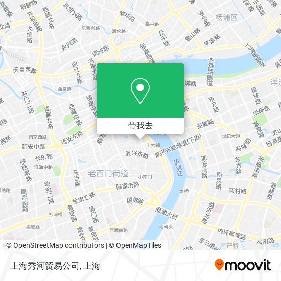 上海秀河贸易公司地图