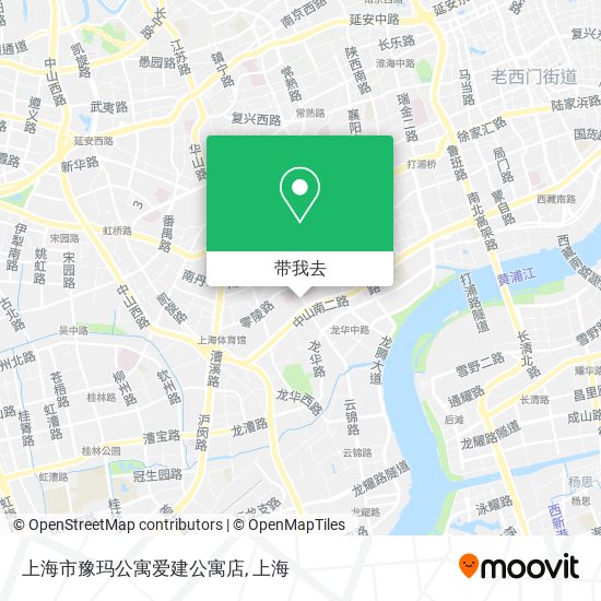 上海市豫玛公寓爱建公寓店地图