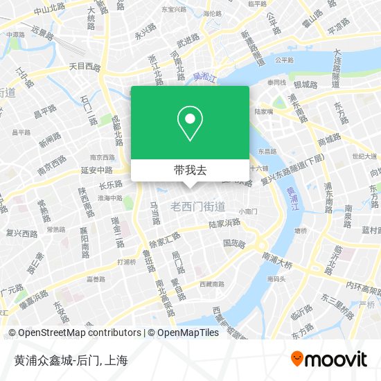黄浦众鑫城-后门地图