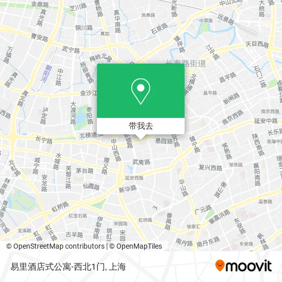 易里酒店式公寓-西北1门地图