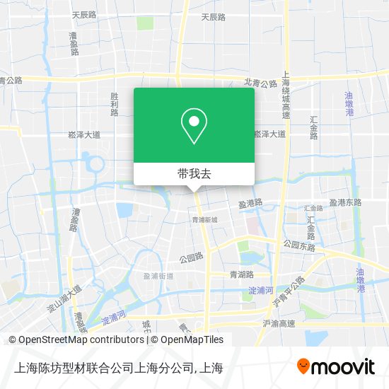 上海陈坊型材联合公司上海分公司地图