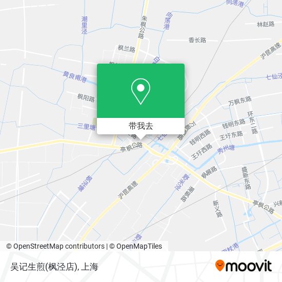 吴记生煎(枫泾店)地图