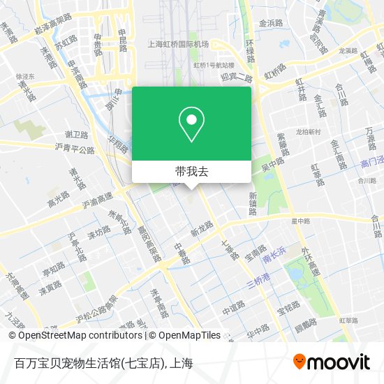 百万宝贝宠物生活馆(七宝店)地图