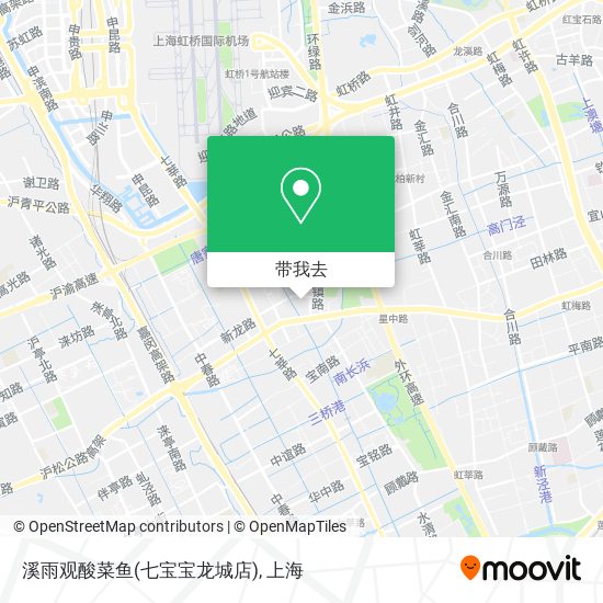 溪雨观酸菜鱼(七宝宝龙城店)地图