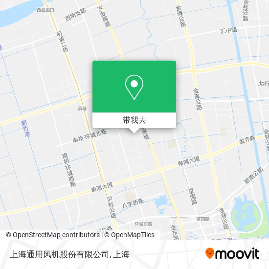 上海通用风机股份有限公司地图