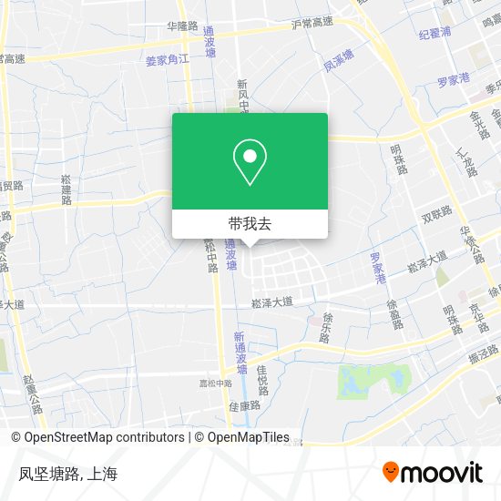 凤坚塘路地图