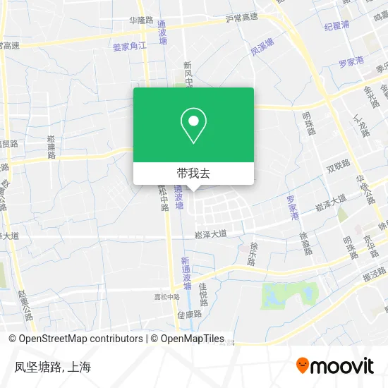 凤坚塘路地图