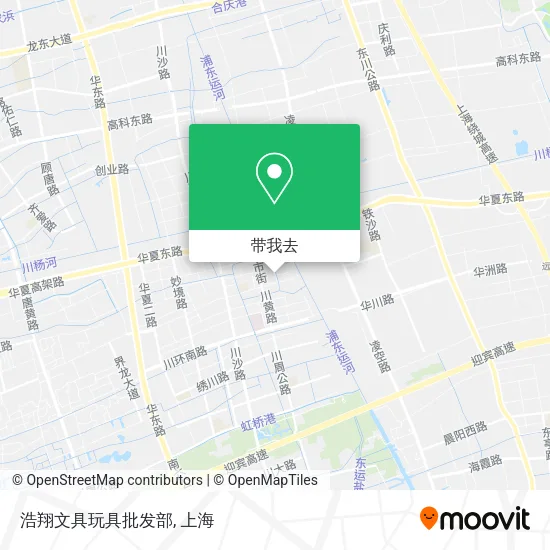 浩翔文具玩具批发部地图