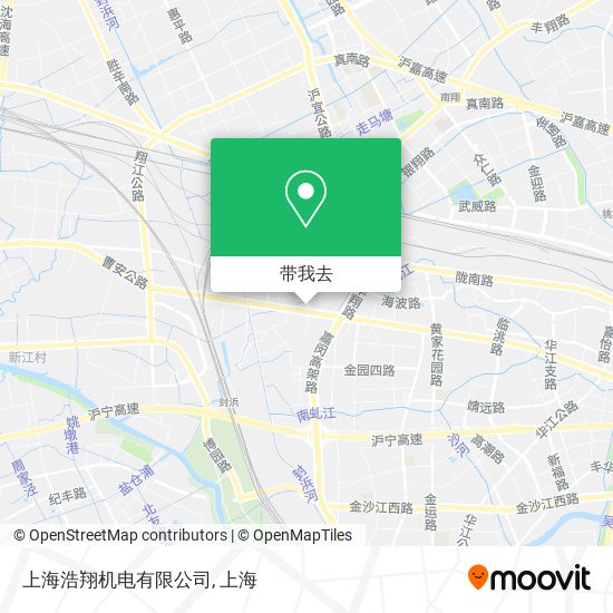 上海浩翔机电有限公司地图