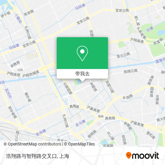 浩翔路与智翔路交叉口地图