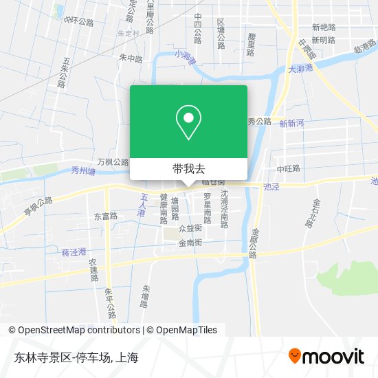 东林寺景区-停车场地图