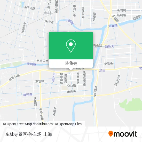 东林寺景区-停车场地图