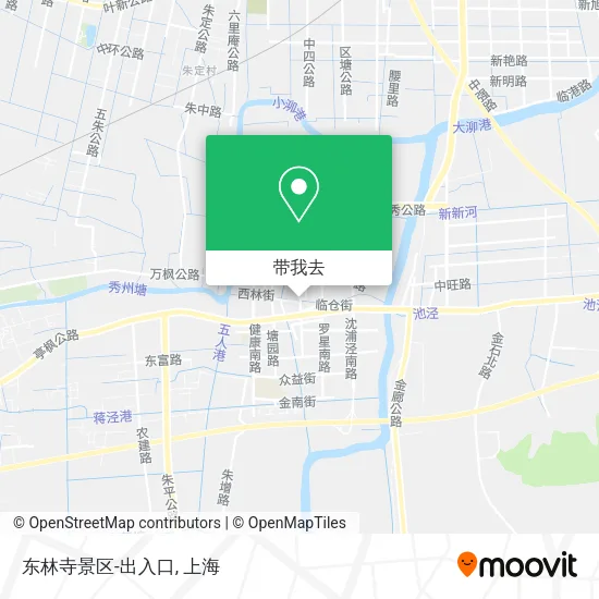 东林寺景区-出入口地图