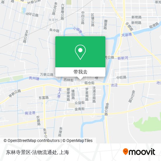 东林寺景区-法物流通处地图