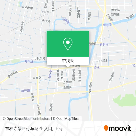 东林寺景区停车场-出入口地图