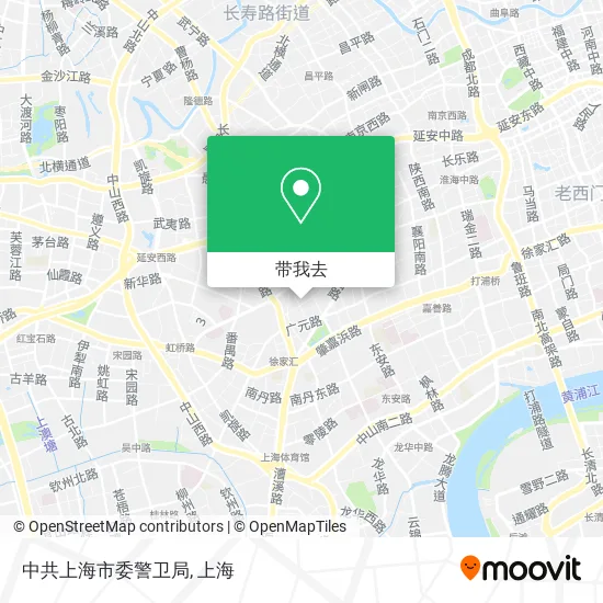 中共上海市委警卫局地图