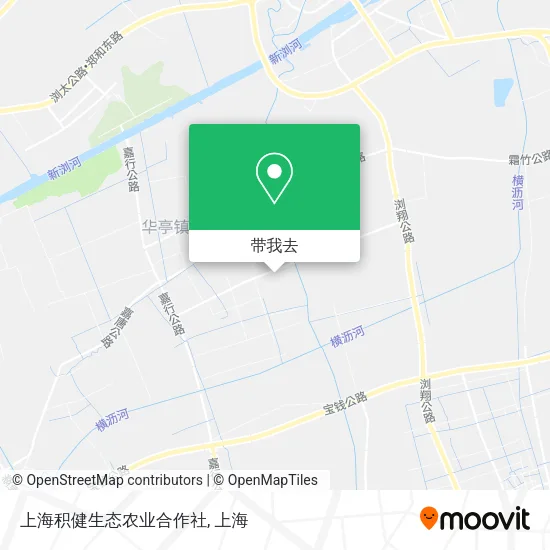 上海积健生态农业合作社地图