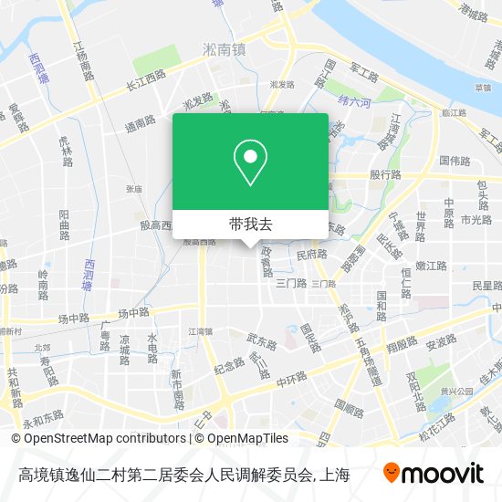 高境镇逸仙二村第二居委会人民调解委员会地图