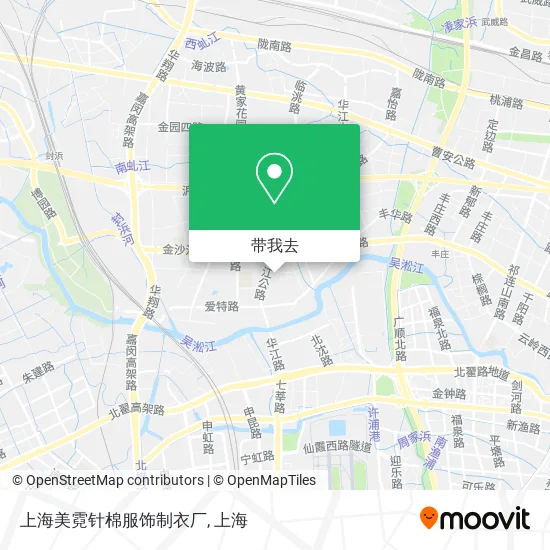 上海美霓针棉服饰制衣厂地图
