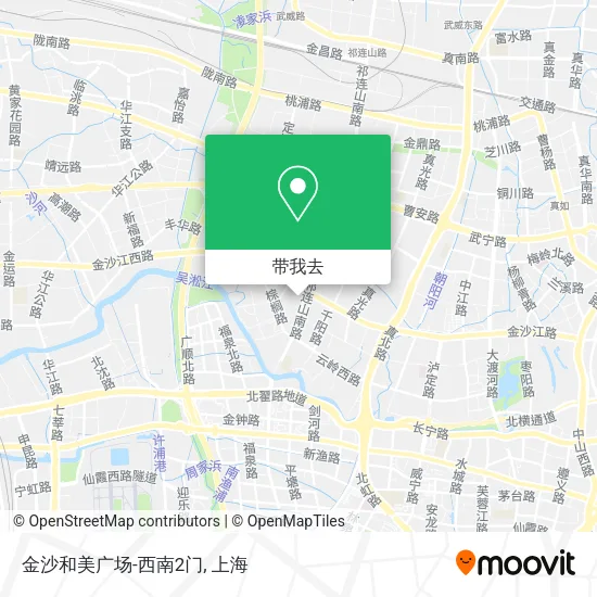 金沙和美广场-西南2门地图