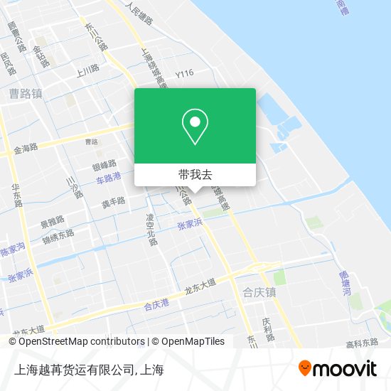 上海越苒货运有限公司地图