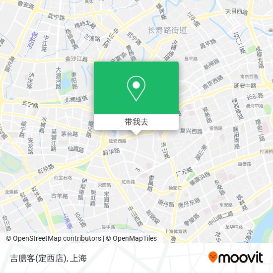 吉膳客(定西店)地图