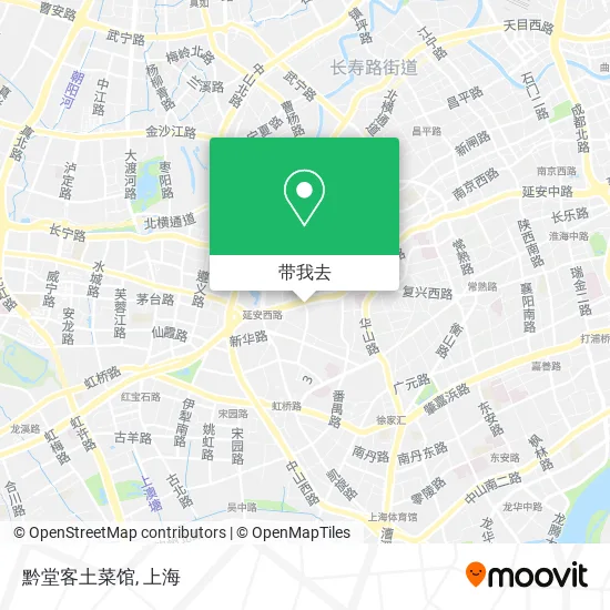 黔堂客土菜馆地图