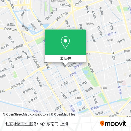 七宝社区卫生服务中心-东南门地图