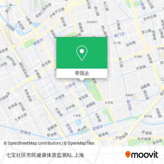 七宝社区市民健康体质监测站地图