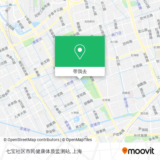 七宝社区市民健康体质监测站地图